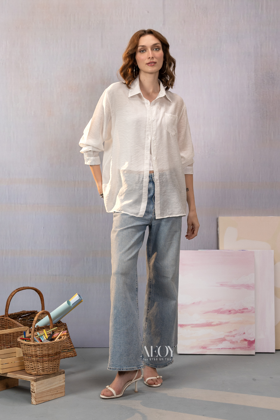 Oversized Sheer – Shirt