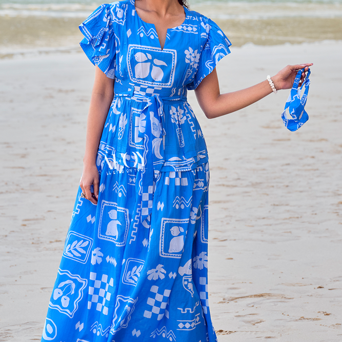 Sea Story-Maxi Dress