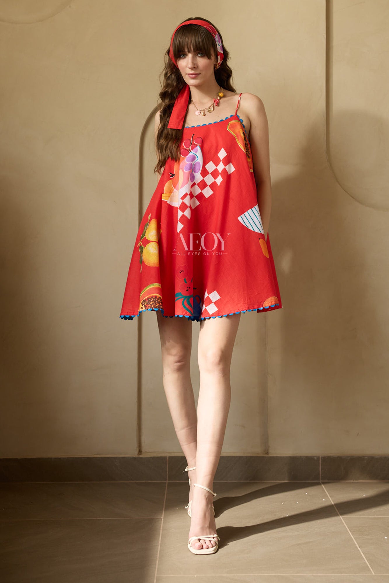 Play Date Mini Dress - Mini Dress for Women Online | All Eyes On You - AEOY S / Red Play Date Mini Dress - Mini Dress for Women Online | All Eyes On You - AEOY S / Red