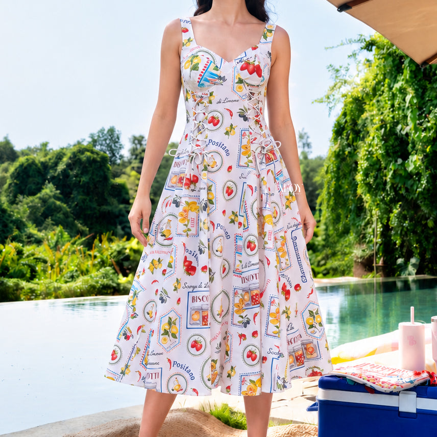 Positano Midi Dress