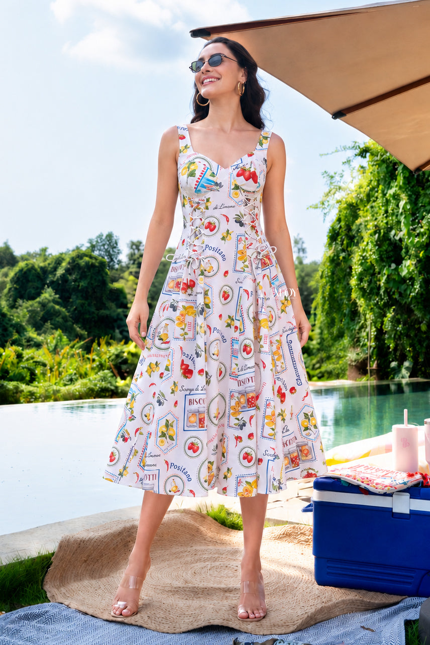 Positano Midi Dress