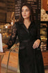 Elegant black lace dress