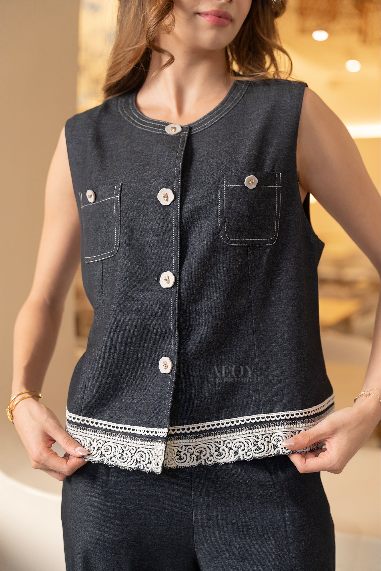 Navy Blue -Co-ord set