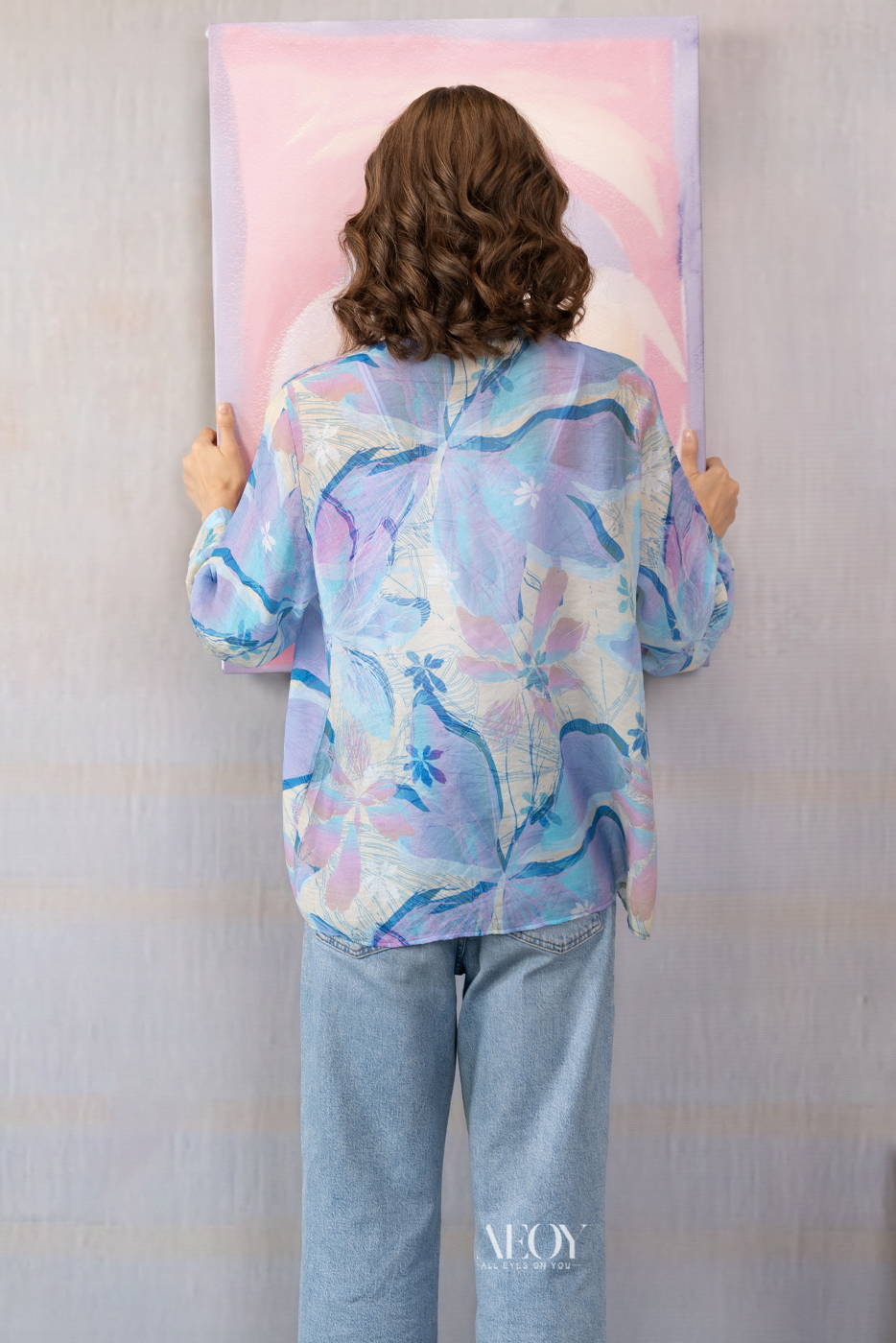 Blue Breeze – Printed Shirt