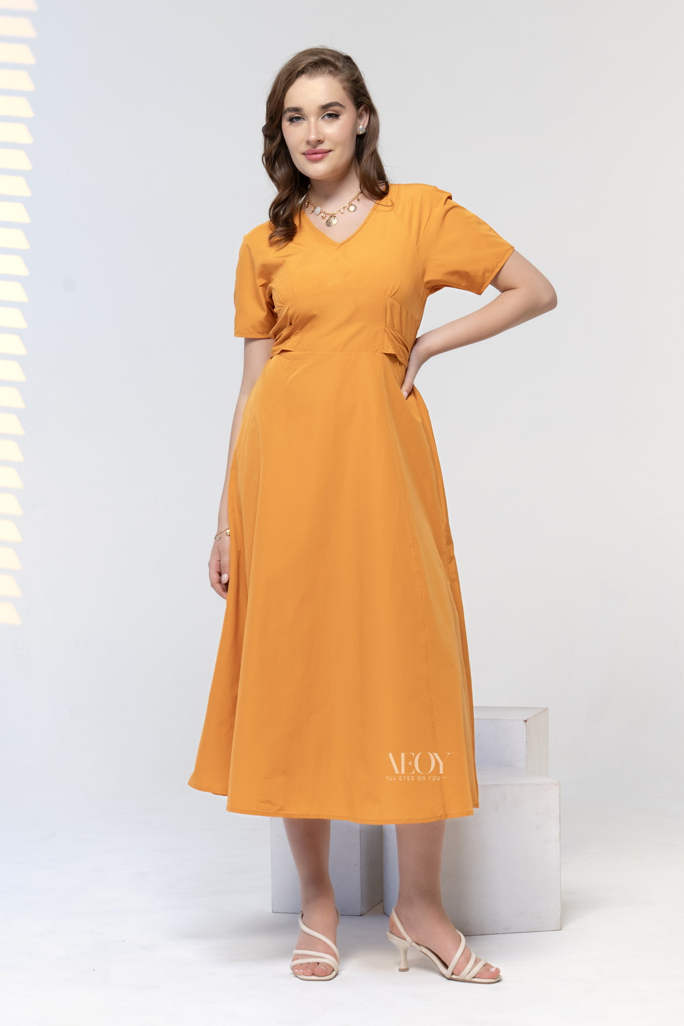 Breezy Bow-maxi dress