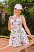 Printed summer mini dress
