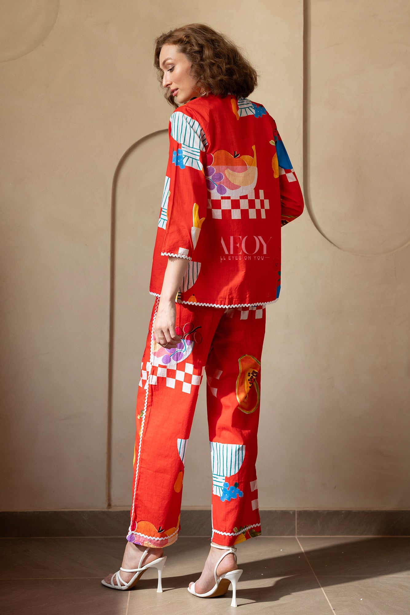 Red Resort-Co-ord Set