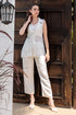 White boss charm co ord set
