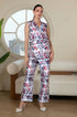 Multi print blazer co ord set
