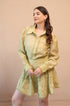 Stylish green lace co-ord outfit