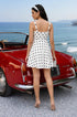 White summer mini dress