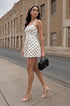 Polka dot mini dress