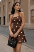 Polka dot mini dress