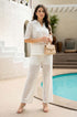 Ivory lace co ord set women
