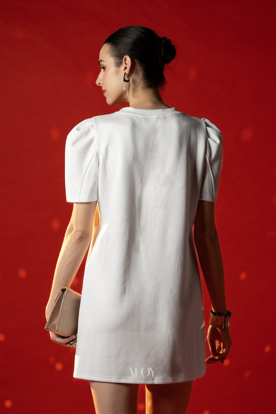 Diamond Studded-Party Dress
