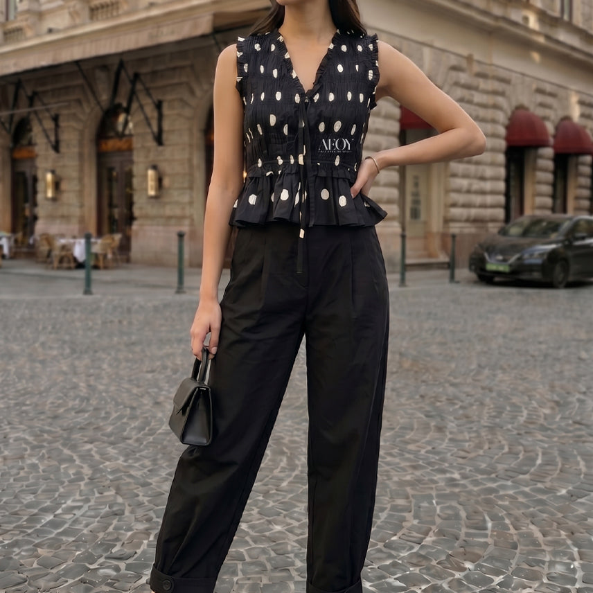 Nero Polka Co-ord Set
