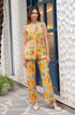 Summer yellow matching set women