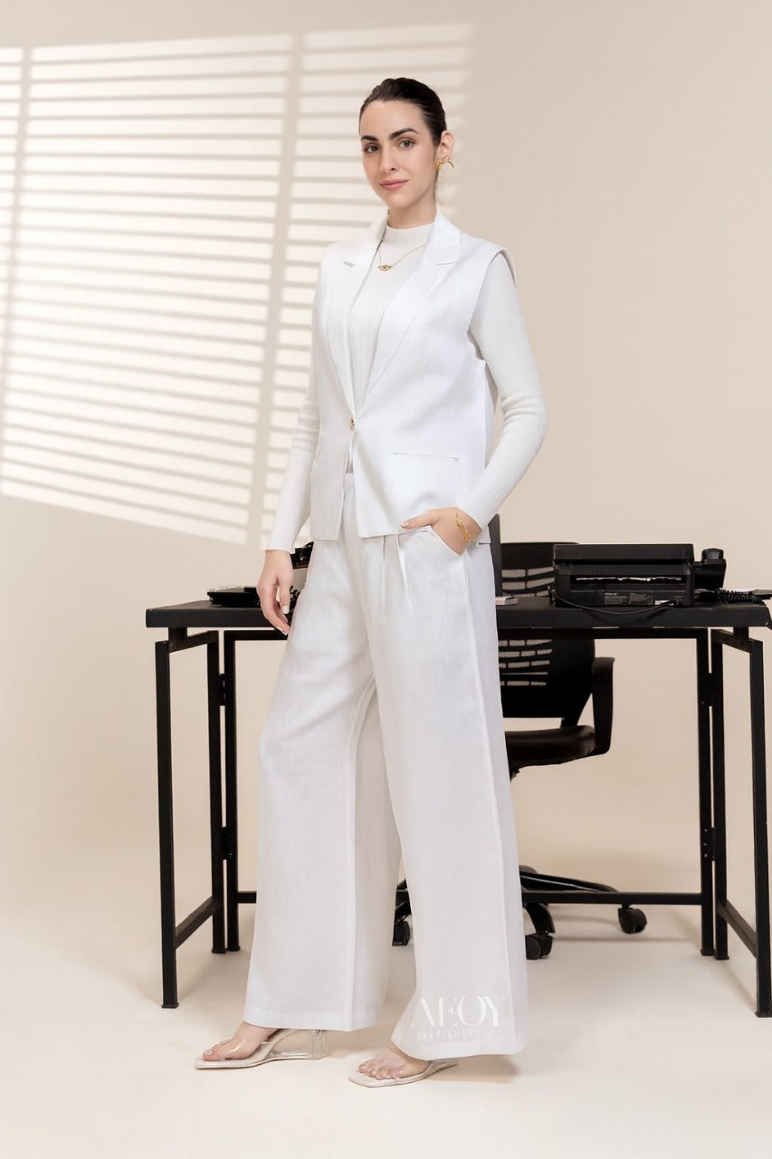 Linen Waistcoat -co-ord set