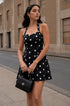Polka dot mini dress