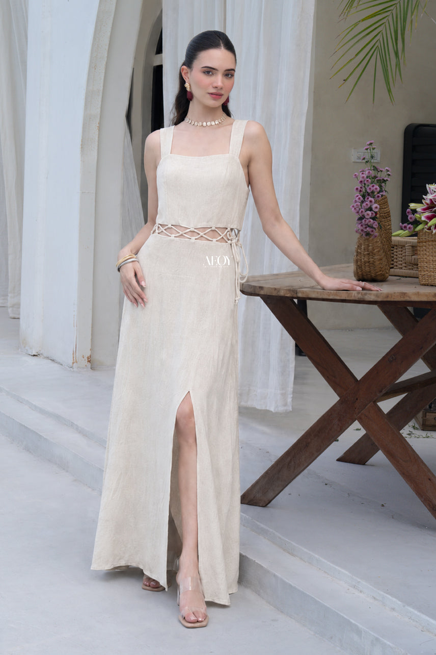 Statement Cut-Out Maxi Dress