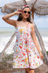 Printed vacation dress women