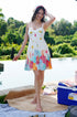 Vacation mini dress women