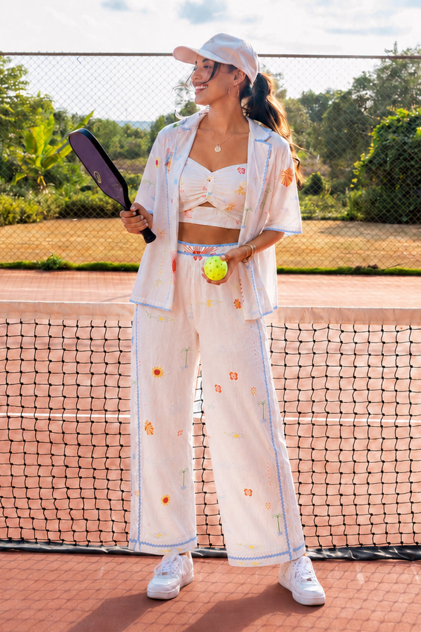 Mykonos printed co ord set
