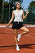 Polka dot sleeveless top

