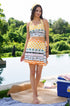 Printed skort set women
