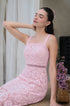 Lace vacation dress women