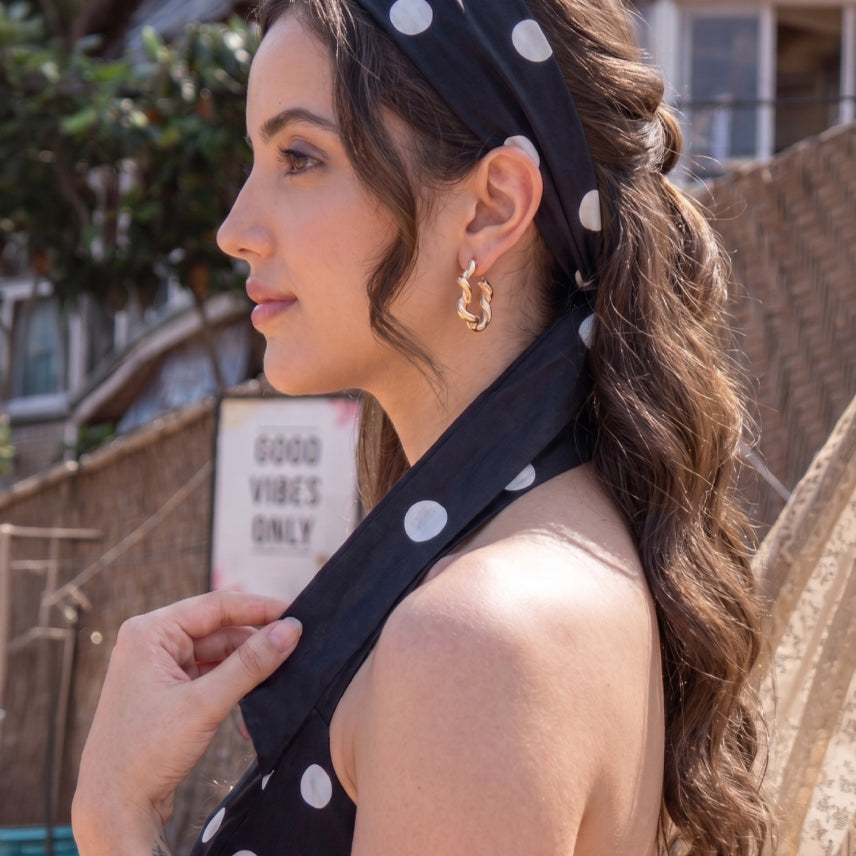 Nero Polka Headband