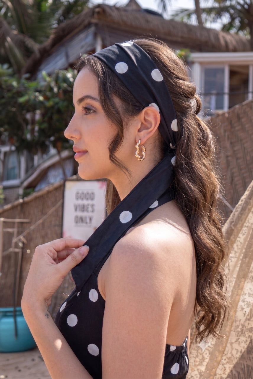 Nero Polka Headband