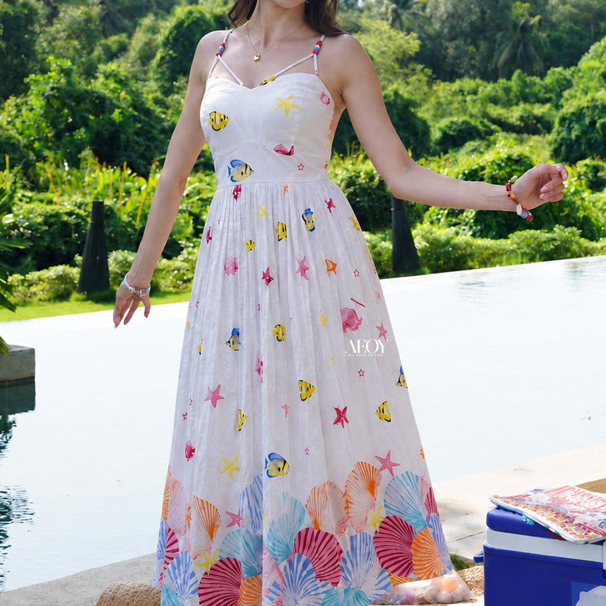 Seaside Story Maxi Dress
