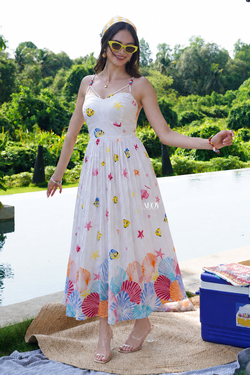 Seaside Story Maxi Dress