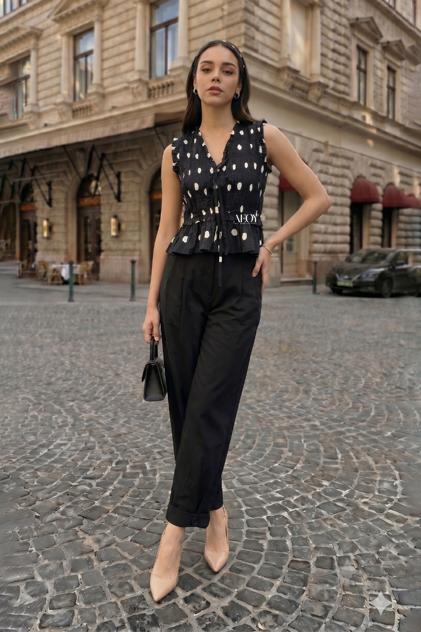 Nero Polka Co-ord Set