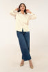 Off white pearl detail shirt women