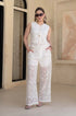 White lace co ord set women
